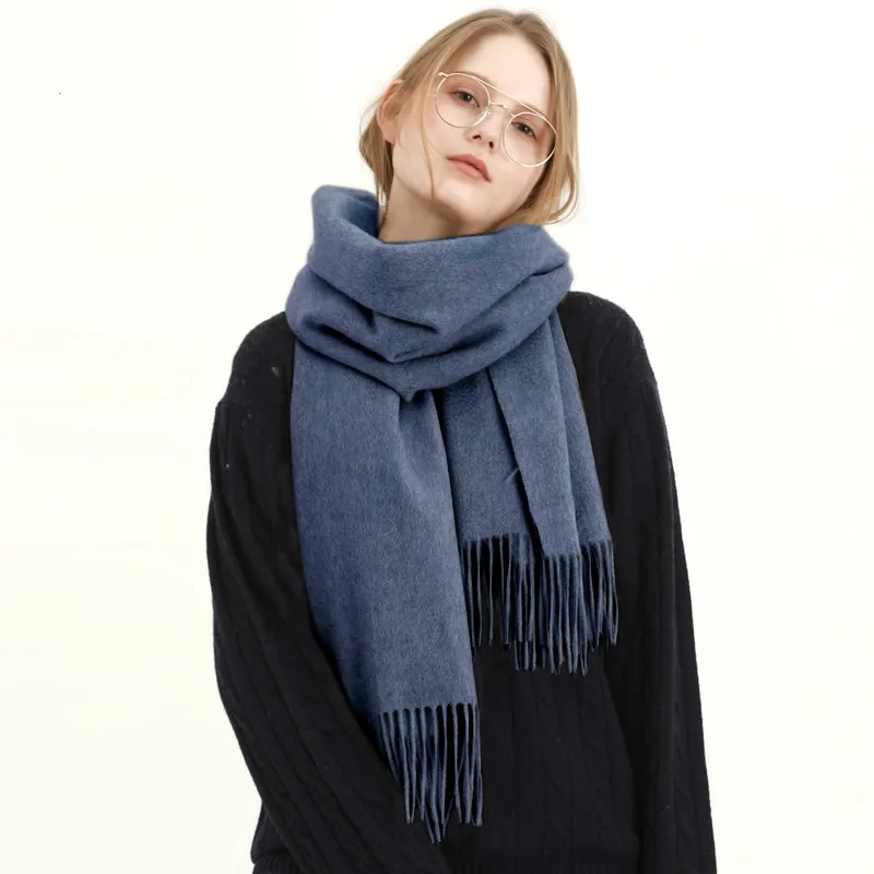 Шерсть Зимний шарф для женщин шаль модные высокое качество WarmPashmina шарфы Csahmere шали