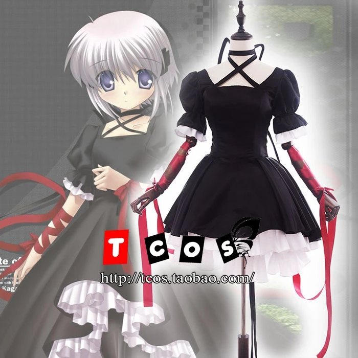 

Rewrite Kanbe Kotori Cosplay Costume Black Dress A