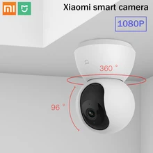 Новая Оригинальная смарт-камера Xiaomi Mijia PTZ Версия 1080P камера ночного видения 360 Угол видеокамеры WiFi беспроводной бесшумный