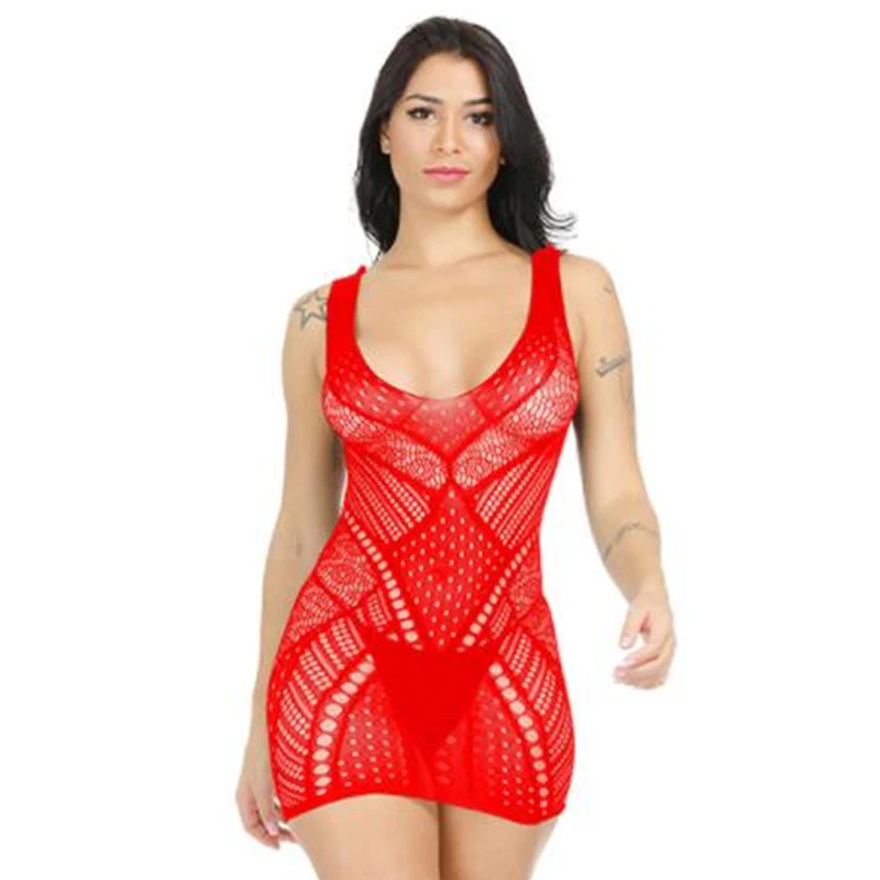 Red Экзотическая одежда для женщин, детские куклы, экзотическое платье, сексуальное нижнее белье, сексуальные костюмы, полое ночное белье, нижнее белье с открытой спиной - Цвет: Red