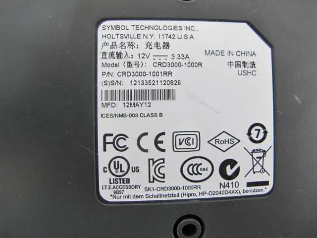 Оригинальный для символа MOTOROLA CRD3000-1000RR Колыбель MC3090 MC3070 MC3190 сканер штрих-кода USB 1