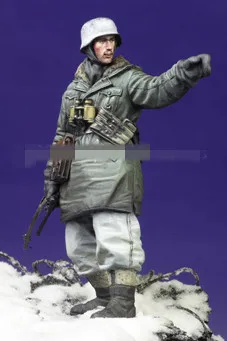 1/35 модельная фигурка из смолы наборы WW2 немецкий солдат несобранный