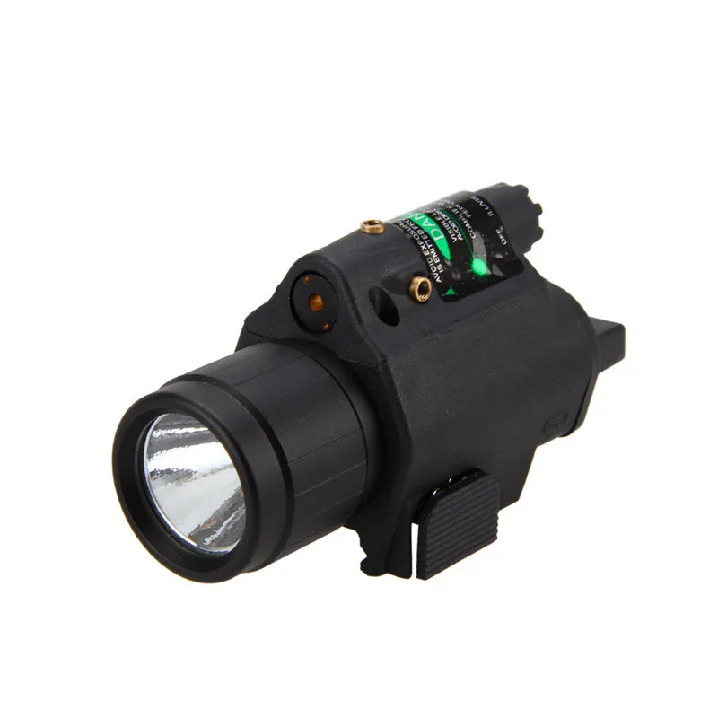 

Camping 2 in 1 Tactical Insight Green Laser CREE Q5 LED 300 Lumen M6 Powerful LED Flashlight Lantern For Pistol Gun Bike Bicycle