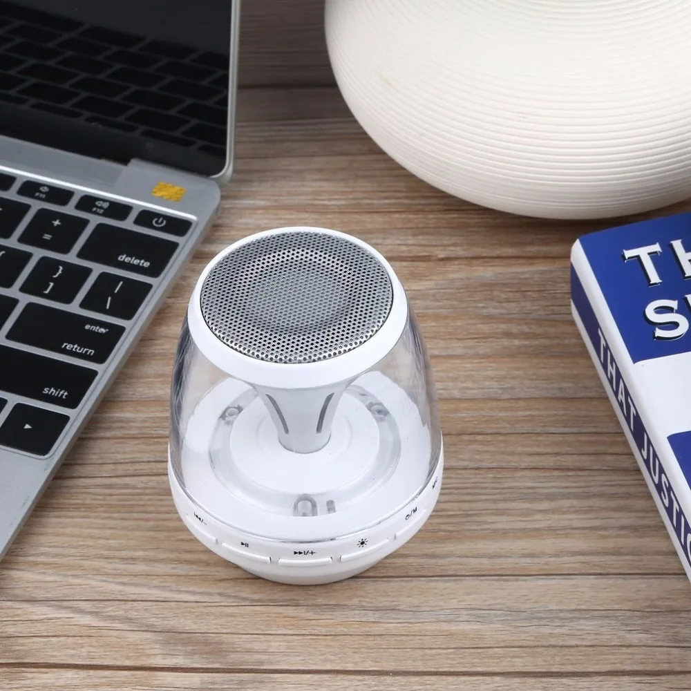 Портативный СВЕТОДИОДНЫЙ беспроводной Bluetooth колонки с функцией чтения TF USB FM Bluetooth стерео музыка для мобильного телефона