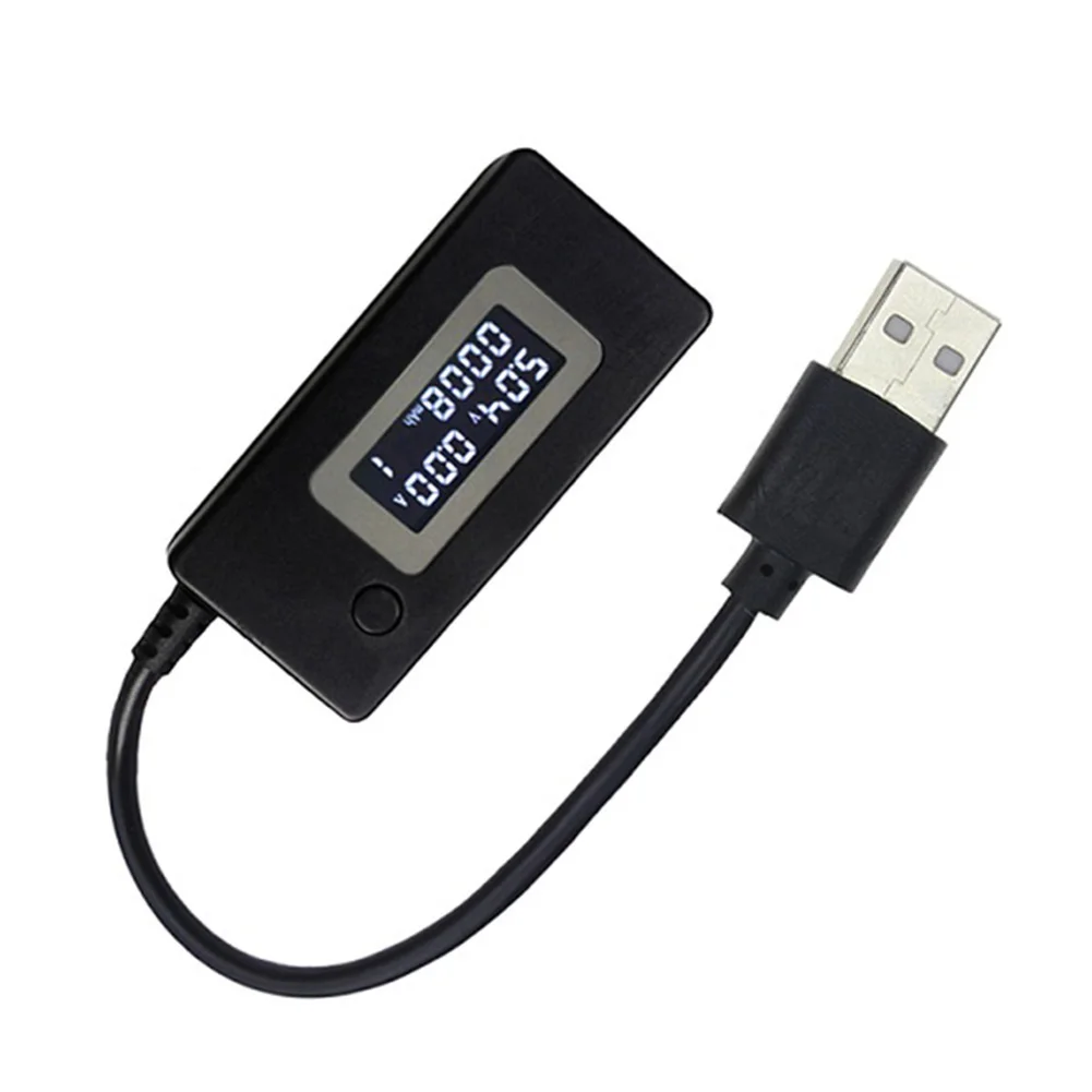 Тестер зарядного устройства USB цифровой мини измеритель тока и напряжения с Micro LCD