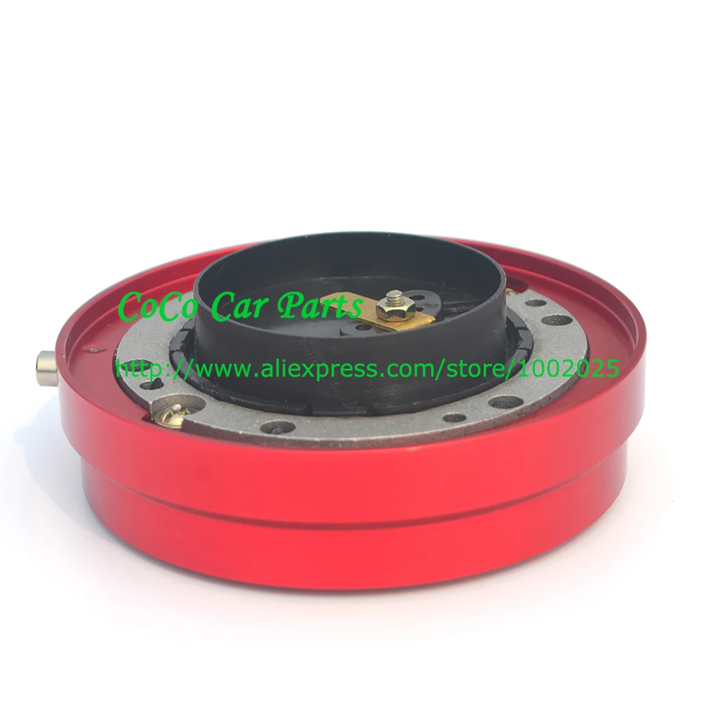 Красный тонкий быстросъемный комплект рулевого колеса быстросъемной ступицы