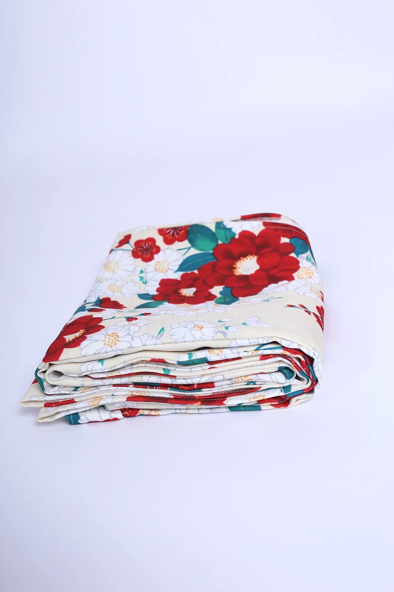 

Japanese Classic Style Female Kimono Traditional Yukata Print Floral Robe Gown 10PCS Cosplay Costume Set Girls Evening Dress