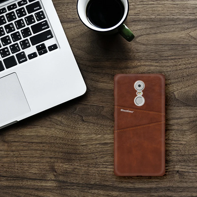 Роскошный винтажный кожаный чехол для Lenovo K6 Note телефона слот карты PU | Мобильные