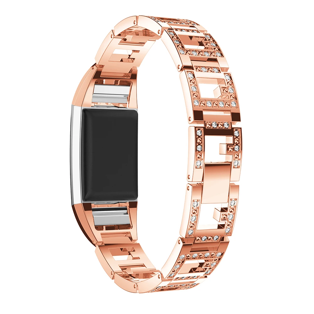 Браслет из нержавеющей стали для часов Fitbit charge 2 умный наручный ремешок браслет