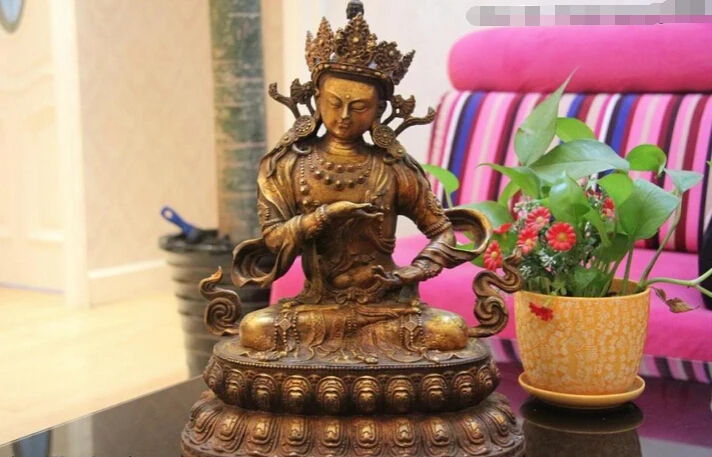 ZSR S3153 15 буддизм медная бронза Белая Тара Гуань Инь Кван-Инь Bodhisattva Будда статуя B0401