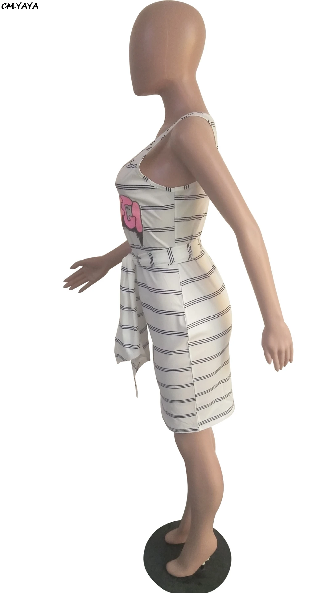 Женское платье миди в полоску повседневное облегающее до колена с круглым