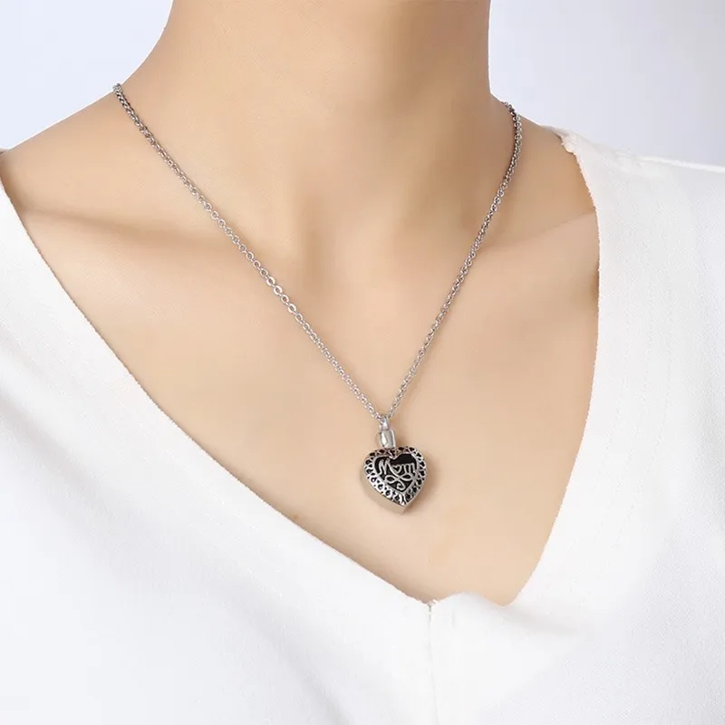Ожерелье с подвеской папа и мама из нержавеющей стали|necklace with|stainless steel necklacesteel