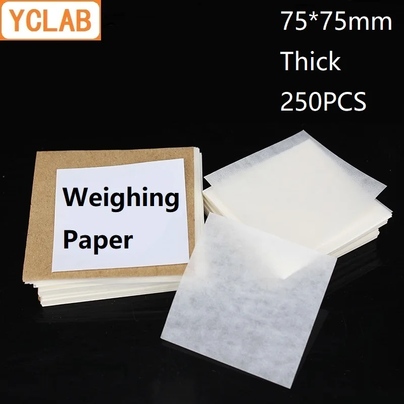 

YCLAB 75*75 мм, весовая бумага, квадратная, толстая, 250 шт./упак., лабораторное химическое оборудование