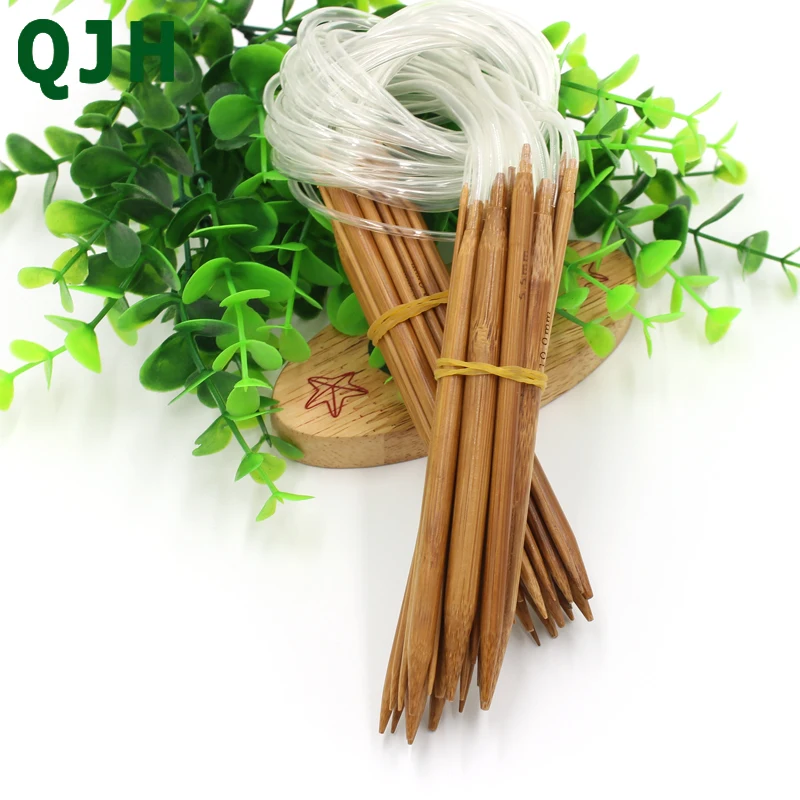 Детская круглая спица из бамбука 40 см и 60 18 шт./36 шт.|carbon knitting needles|knitting circular needle40cm