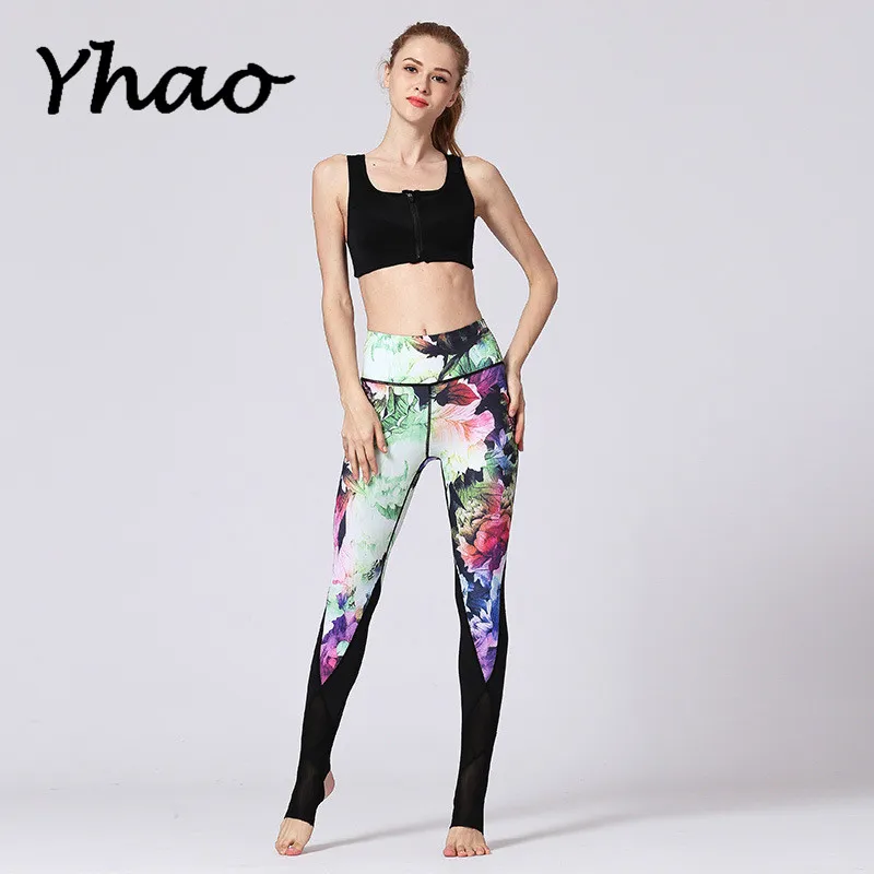 Женские обтягивающие спортивные штаны для йоги сексуальные Стрейчевые леггинсы