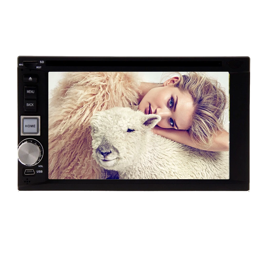2 din MP4 Музыка усилитель приемника RDS Аудио Автомобильный DVD плеер радио