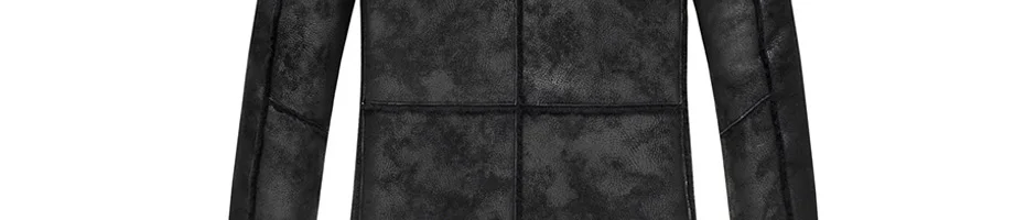 Оригинальное меховое пальто из овчины, мужское кожаное пальто с капюшоном, зимняя теплая кожаная куртка, черная короткая тонкая куртка-пилот, мотоциклетная куртка с капюшоном