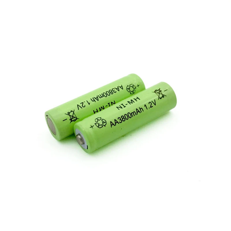 GTF 1 2 V 3800mah AA батарея 2A Ni-MH перезаряжаемая светодиодный фонарик портативные