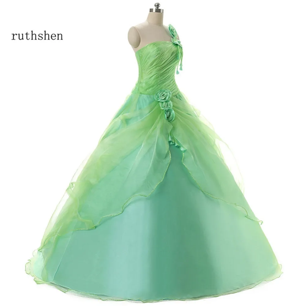 Ruthshen debutente Sweet 16 маскарадные Бальные платья для девочек 2020 недорогие с одним