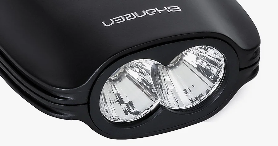 Shanren водонепроницаемый перезаряжаемый USB 2400 мАч велосипедный головной светильник XM-L2 2LED 800LM передний велосипедный светильник с OLED экраном