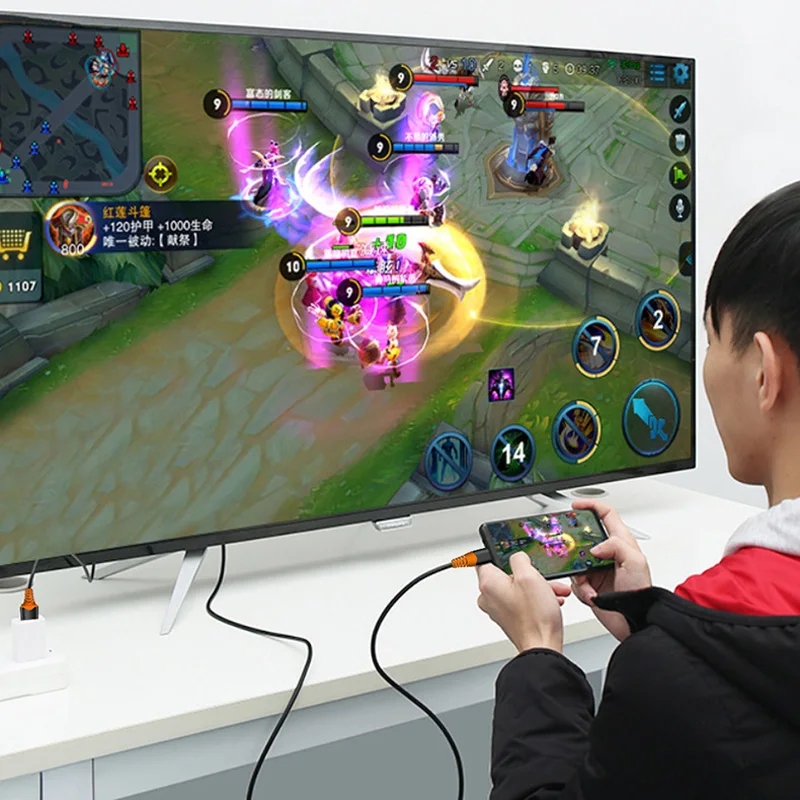 Usb type C HDMI кабель HD tv AV видео адаптер для Macbook LG G5 samsung Galaxy S10+ S10e S9+ S8+ Note9 Note 8 Android телефон к телевизору