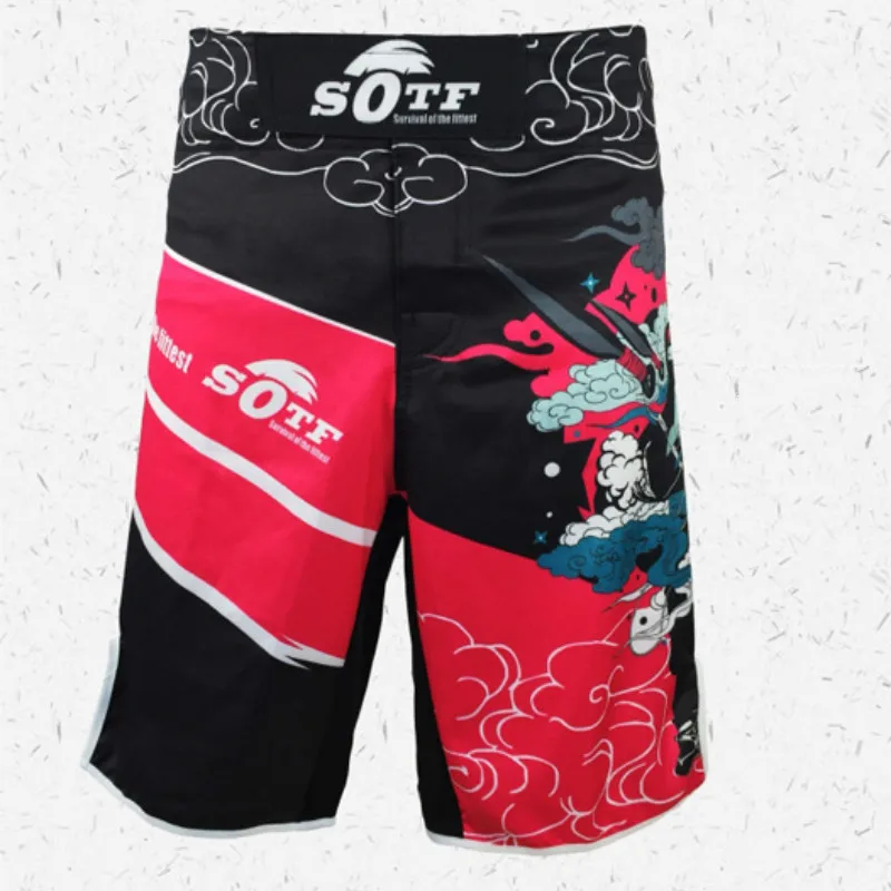 Красные шорты для Mma муай тай бокса фитнеса Шорты Для Yokkao смешанных боевых