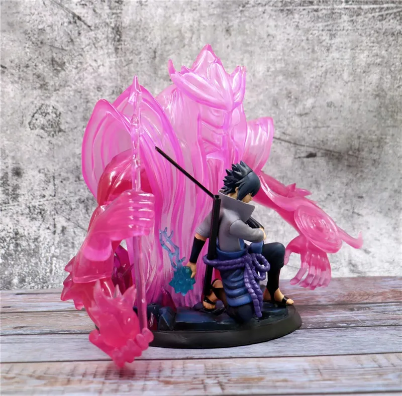 Новый аниме Наруто Susanoo Uchiha Sasuke Боевая сцена Ver. ПВХ фигурка Коллекционная модель