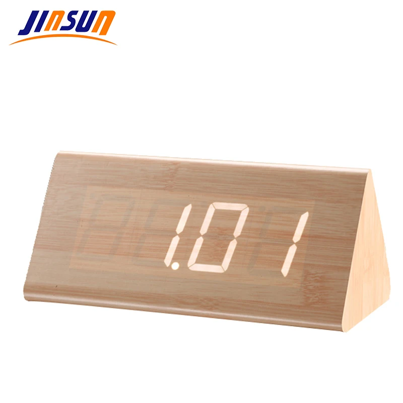 JINSUN светодиодный цифровой будильник большой дисплей электронные настольные
