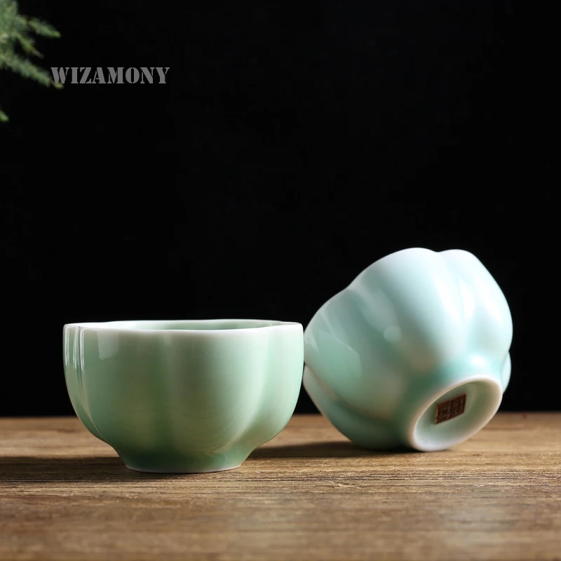 Китайская чаша для чая Longquan Celadon китайская гайвань около 75 мл фарфоровый чайник с