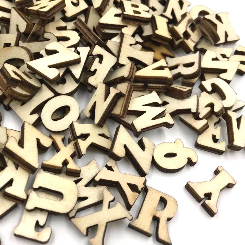 10/50/100 шт., деревянные пуговицы для скрапбукинга