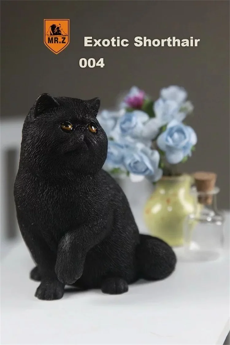 MR. Z серия «животные» № 8 1/6 экзотические короткошерстной кошки персидская кошка Гараж Комплект для детей возрастом от 1" фигурку сцена DIY украшения автомобиля