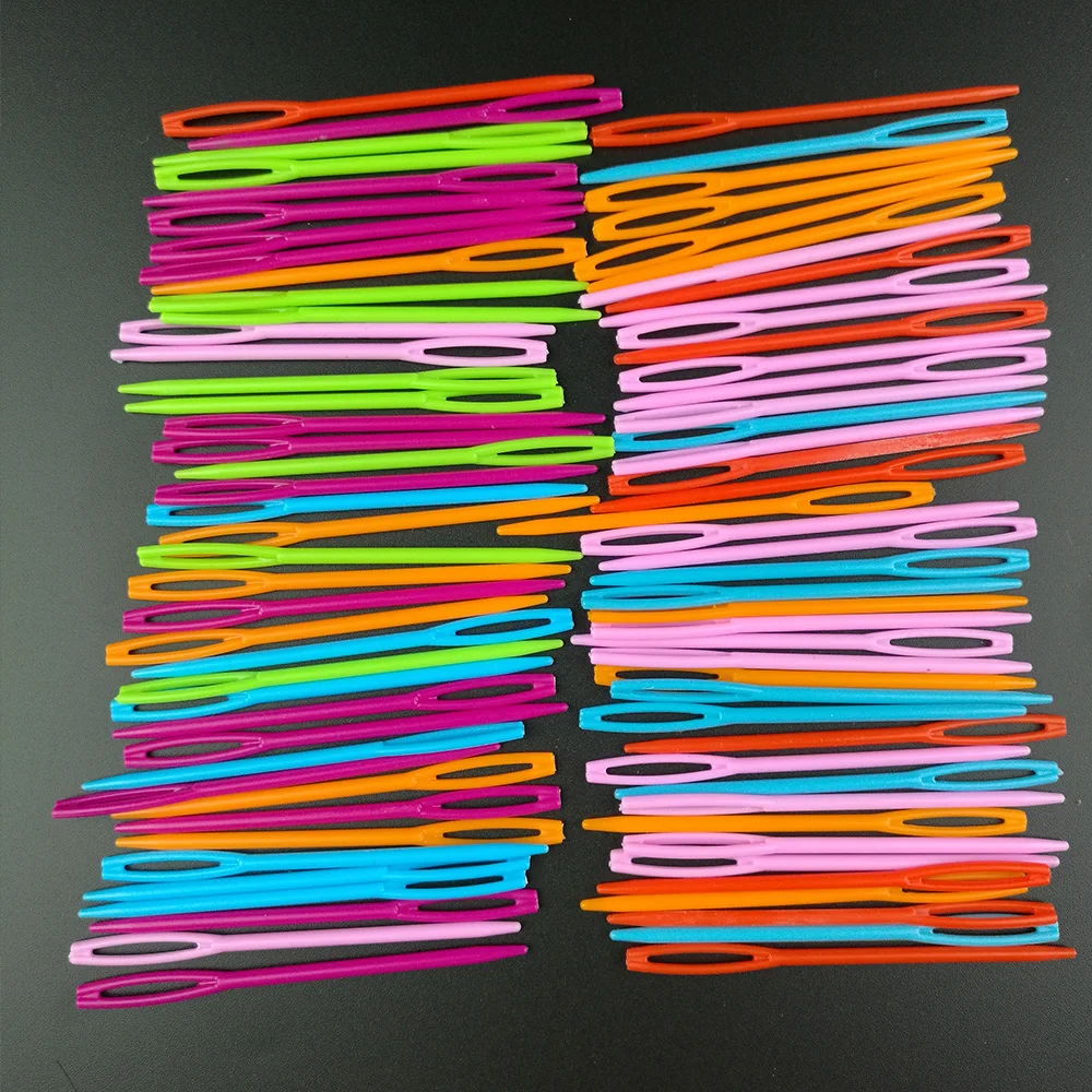 50 шт. 9 см искусственная нить|needle hand|plastic sewing needlestapestry needle |