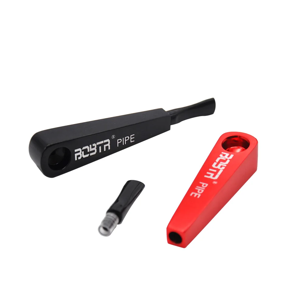 HORNET восклицательный знак алюминиевая металлическая курительная труба 106 мм чаша