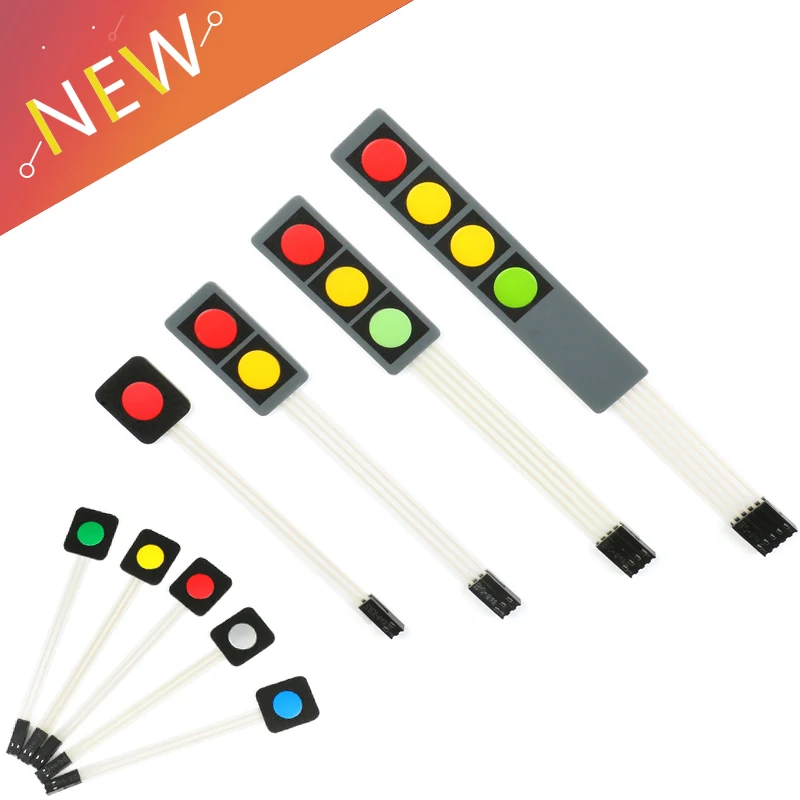 1 2 3 4 Key Button Membrane Switch Matrix Array Keyboard Keypad Control Panel Pad DIY Kit For Arduino