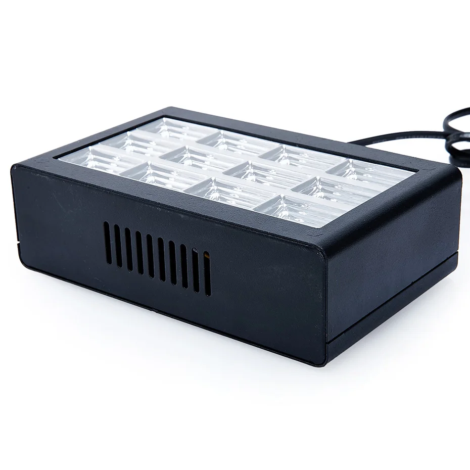 ALIEN пульт дистанционного управления 12 светодиодный RGB белый стробоскопический сценический светильник ing Effect диско DJ Бар Праздничная Вечеринка Рождественский мигающий звуковой активный светильник
