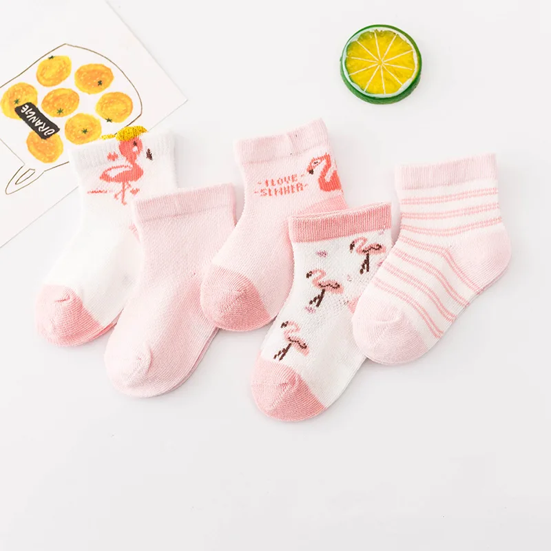 SLKMSWMDJ spring and summer new children's socks breathable mesh cotton cartoon boys girls baby newborn for 0-5 years old |