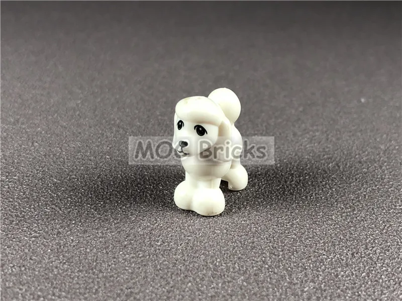 20 шт./лот кубики Moc животных маленькая коричневая собака овчарка Собака породы далматинец куклы DIY строительные блоки игрушки для рождественские подарки для детей