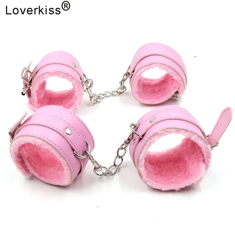 Loverkiss из искусственной кожи наручники Для лодыжек игрушки для взрослых набор
