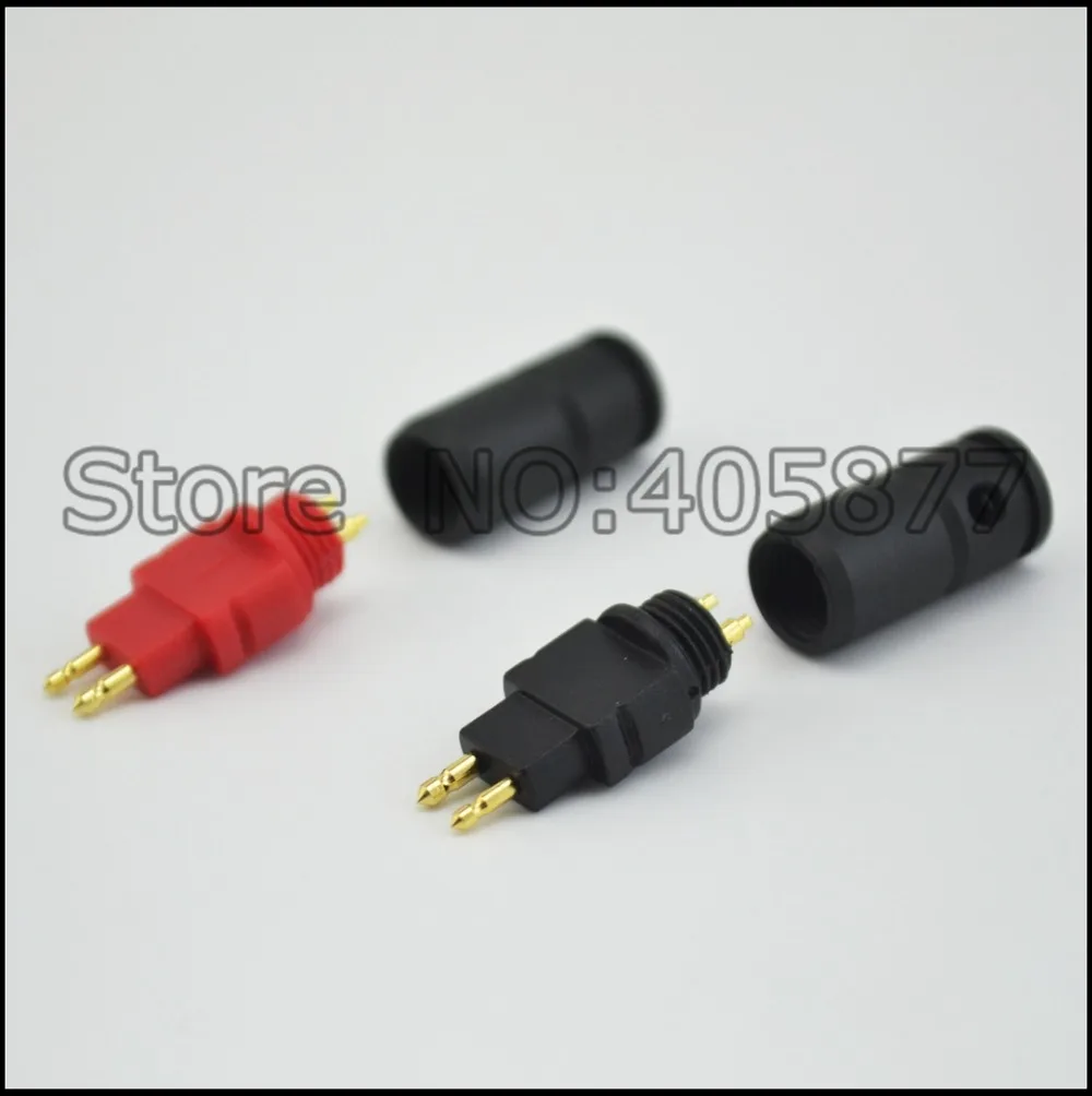 Одна пара позолоченных штекеров для наушников DIY HD650 HD600 HD545 HD565 HD580 аудио кабель |