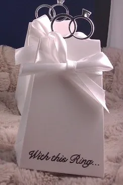 Бесплатная доставка 400 шт./лот свадебные сувениры с этим кольцом элегантная