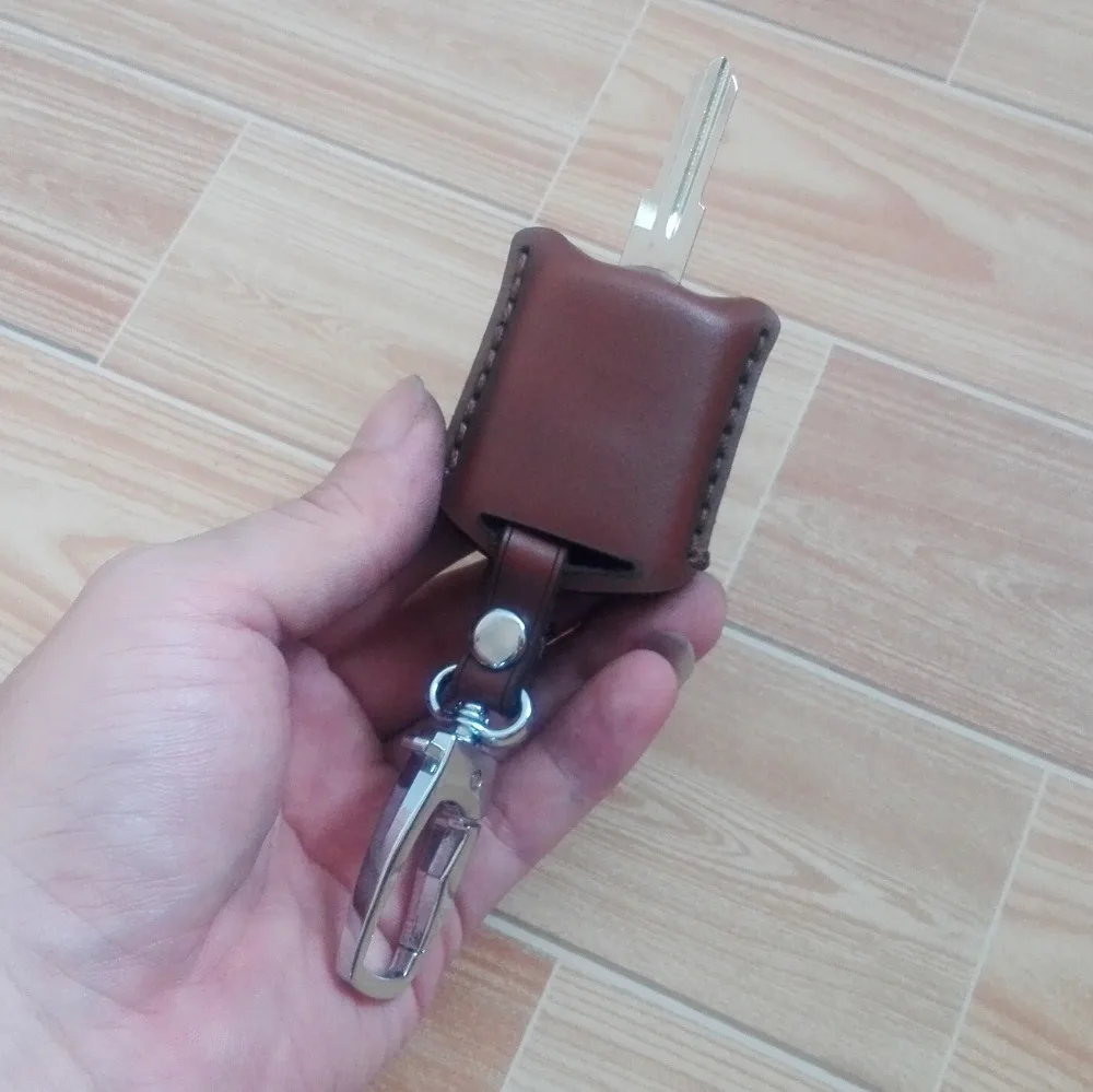 100% genuine leather Key Case Cover For Toyota Auris Camry RAV4 Avalon Yaris Verso 2012-2018 Shell Set With Keyring | Автомобили и
