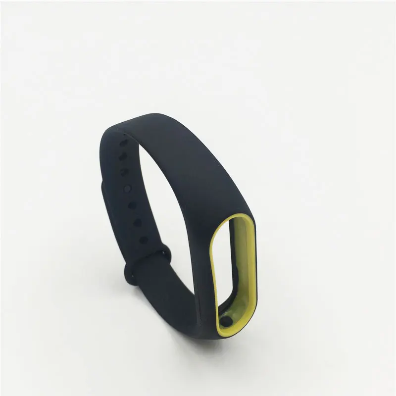 Силиконовый ремешок для Xiaomi Mi band 2 ремешки браслета двухцветные сменные браслеты