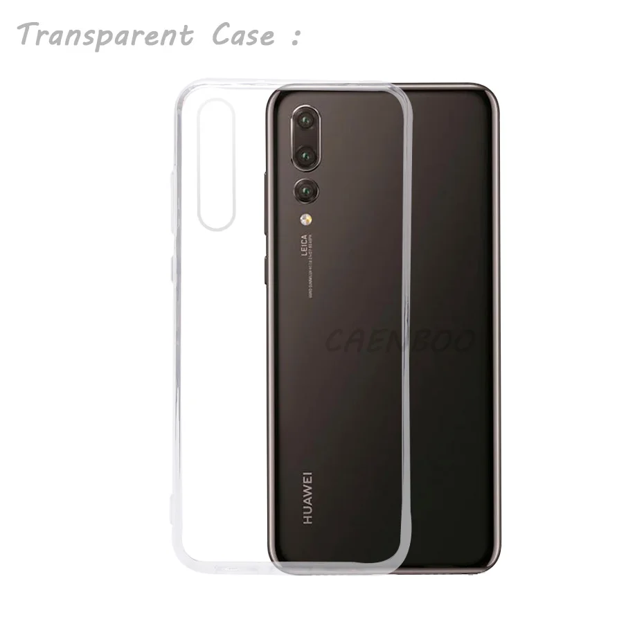 Чехол для телефона huawei P20 Pro мягкий силиконовый Простой черный ТПУ прозрачный