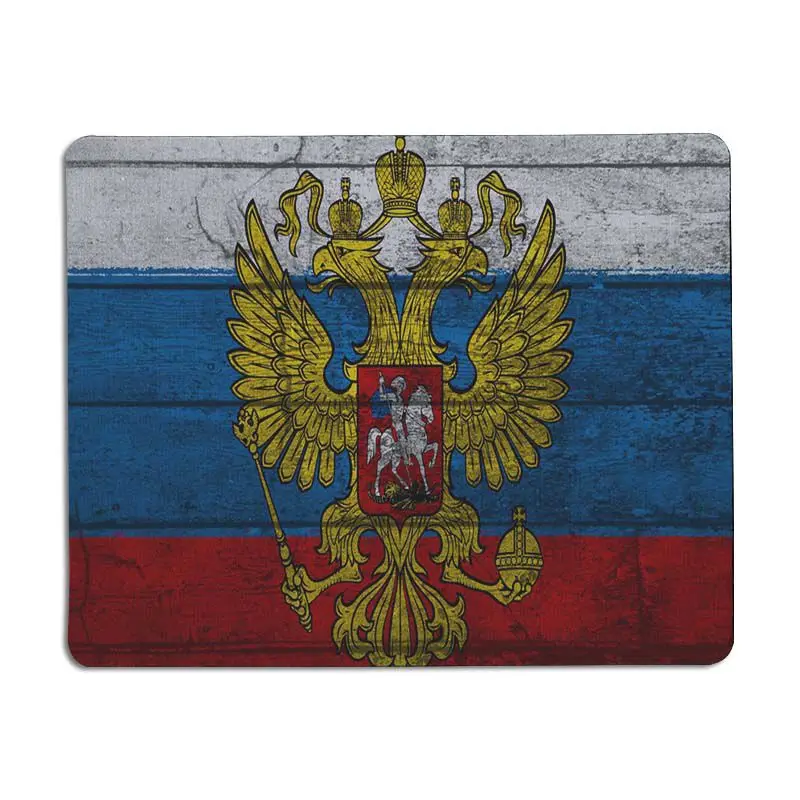 MaiYaCa российский флаг красивый коврик для мышки в стиле аниме Размеры 25X29cm игровые