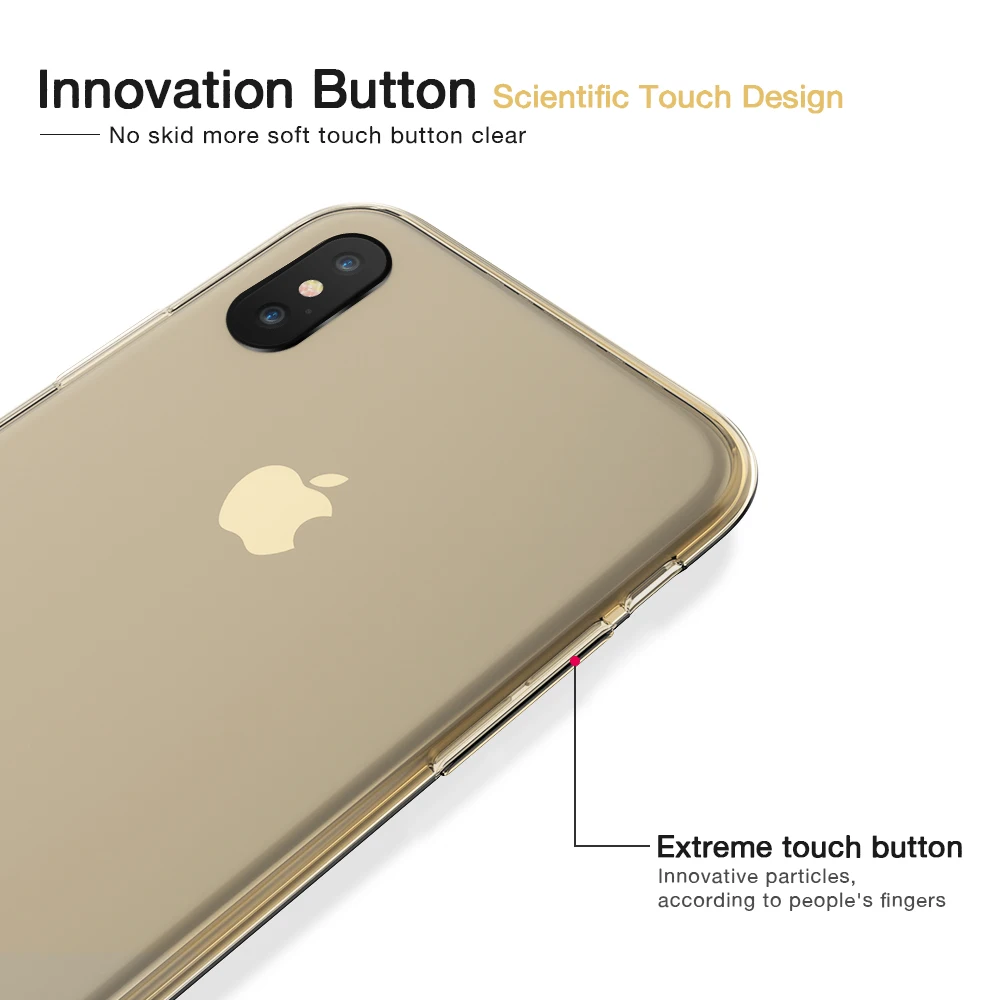 KISSCASE 360 чехол для iPhone X 8 7 Plus мягкий термополиуретановый силиконовый ультра тонкий