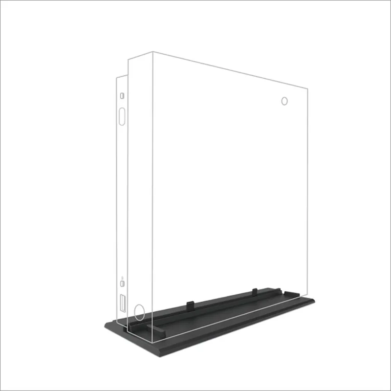 Вертикальная подставка для Xbox One X консоль держатель простой пластик ABS простая черная игровая база для X-One X игровая консоль