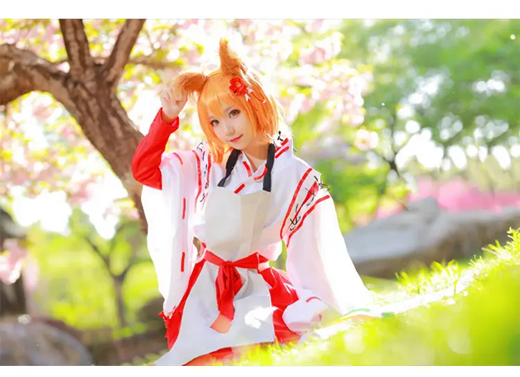 Аниме «Sewayaki Kitsune no Senko-san Nakano»; костюм для косплея «Полезная лиса»; костюм «Senko-san» на заказ