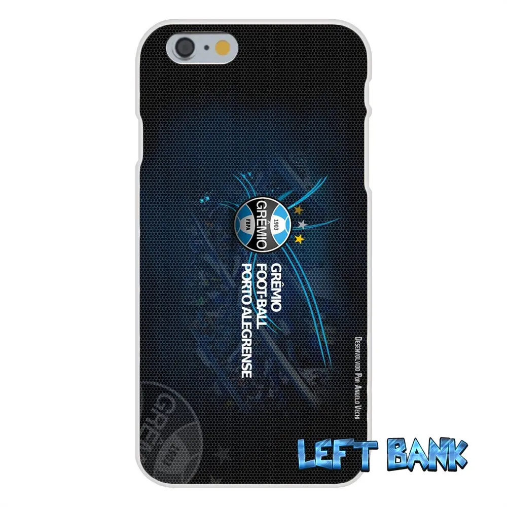 Гремио футбол FC Мягкий Силиконовый ТПУ Прозрачный чехол для iPhone 4 4S 5 5S 5C SE 6 6S 7