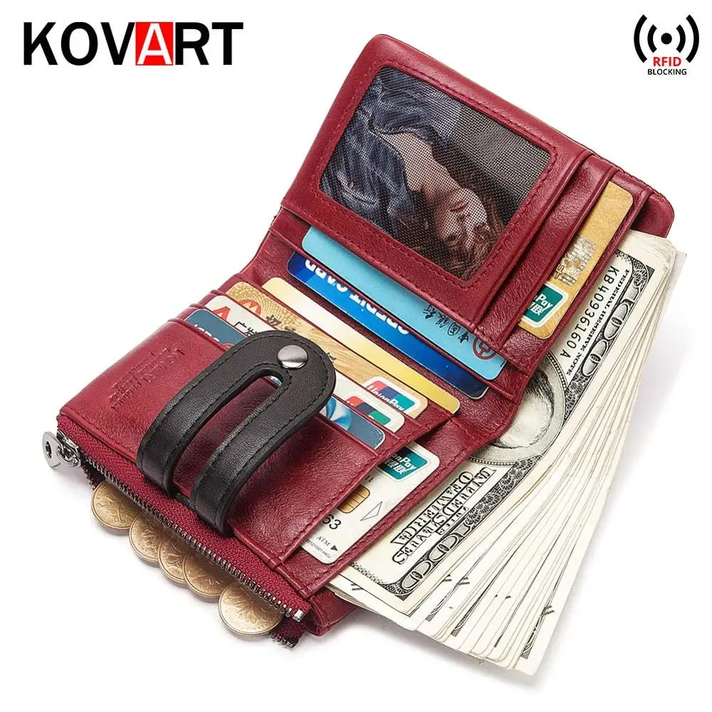 Женский кошелек из натуральной кожи женский короткий клатч Rfid роскошная