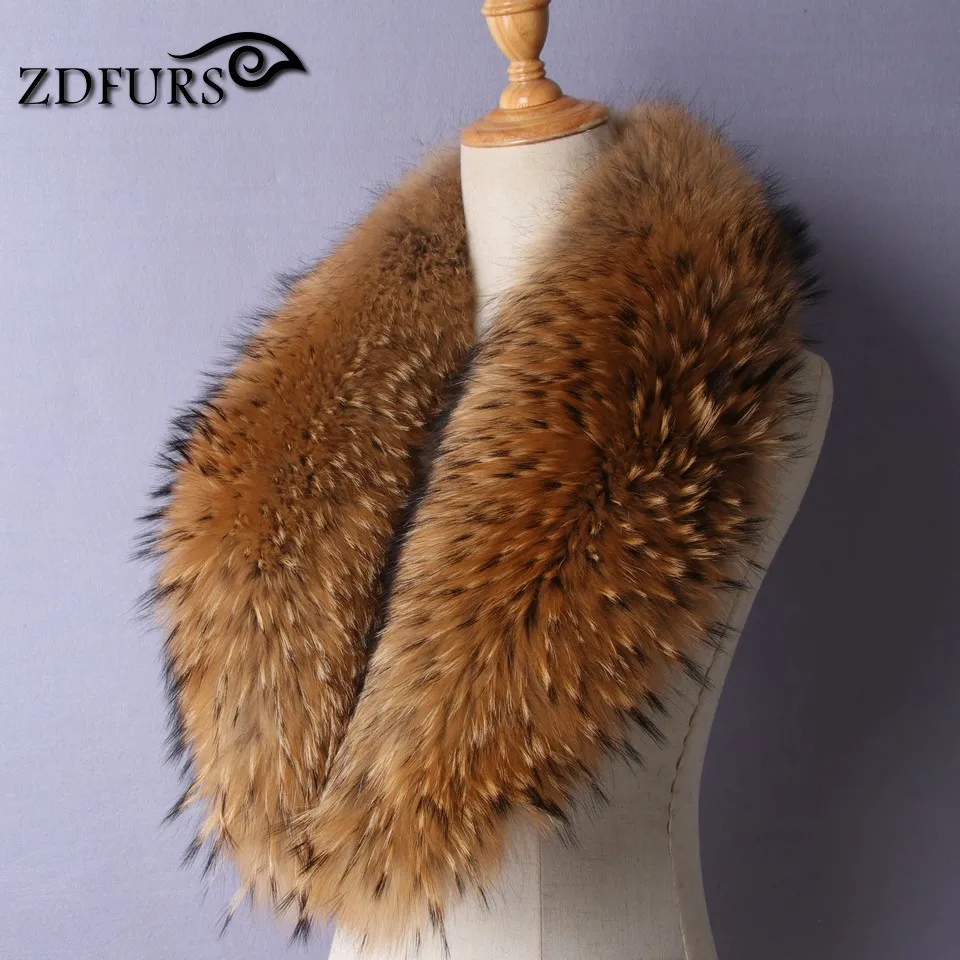 ZDFURS* Горячая Распродажа супер большой черный Лисий меховой воротник для шерстяной куртки одежда натуральный Лисий мех шарф большой размер Женская ZDC-163011